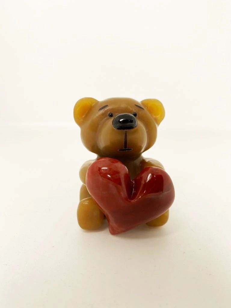 Artistic Stone Carving "With Love" (Jade)