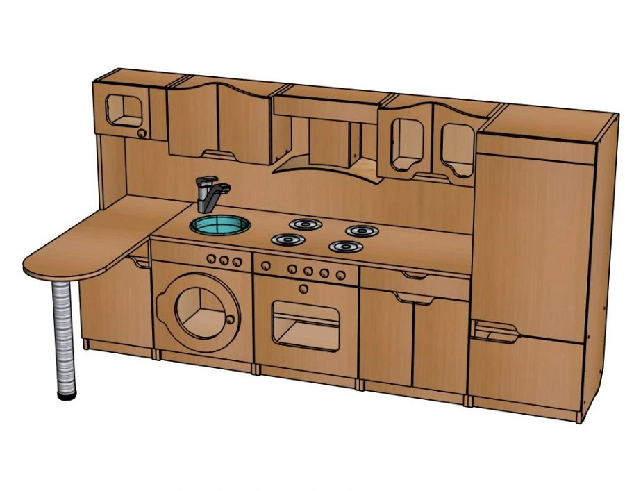 Children's Play Kitchen "Alenka" - Model NIM26