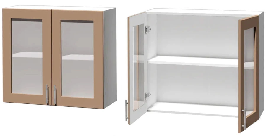 Wall-Mounted Kitchen Cabinet for Utensils and Storage