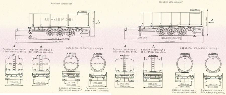Non-Calibrated Tank Trailer 85663X (Leaf Spring Suspension)