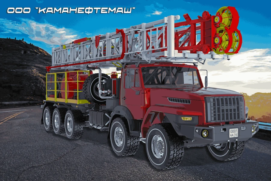 Mobile Well Repair and Drilling Unit MARS-80C