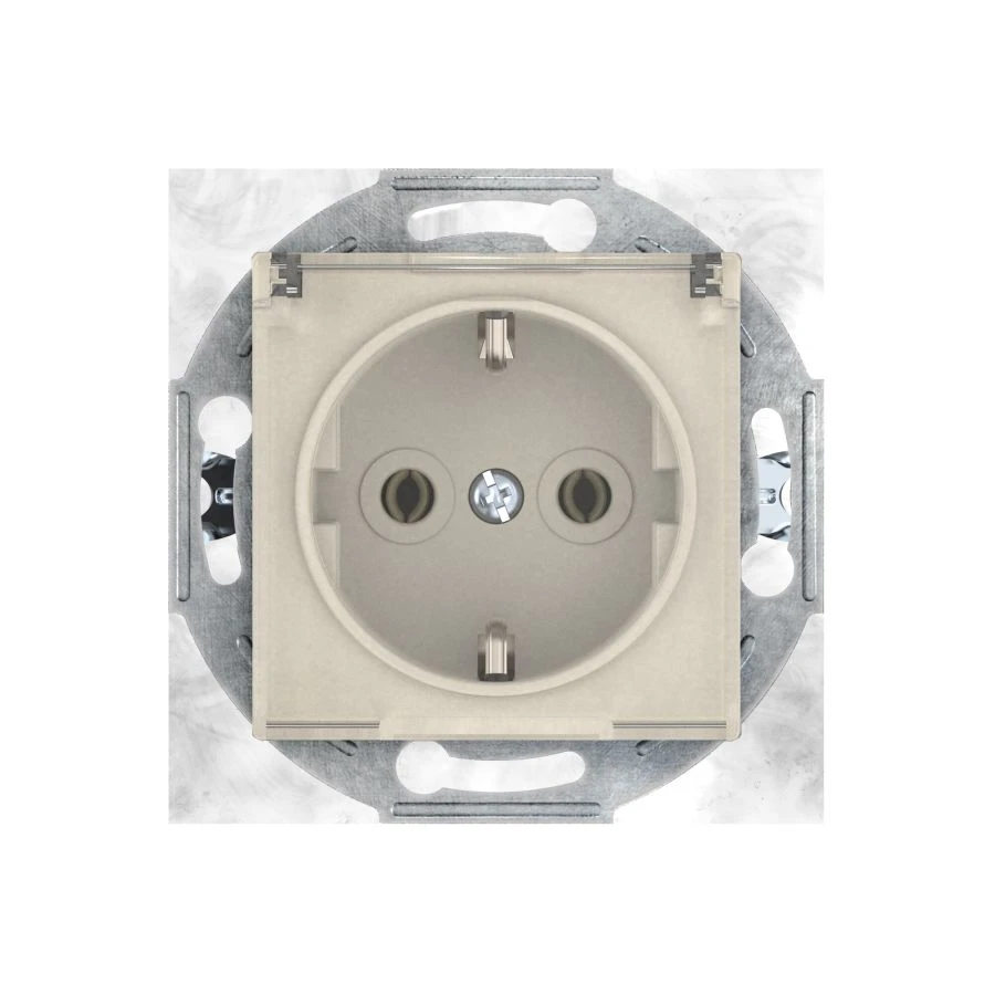 مأخذ كاديوس ألينغ بريستيج مخفي مع تأريض 16أ، 250ف، بيج