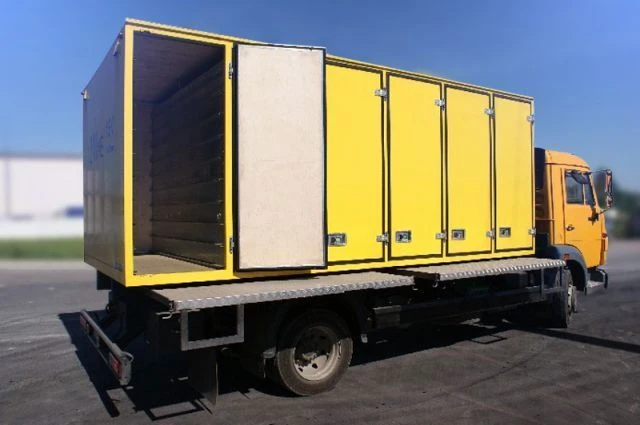 Trucks with diesel engine type 67065, modifications 67065B on the basis of KAMAZ chassis type 65111, modifications 65111-A5