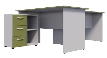 Director's Desk with Cabinet S.P.16