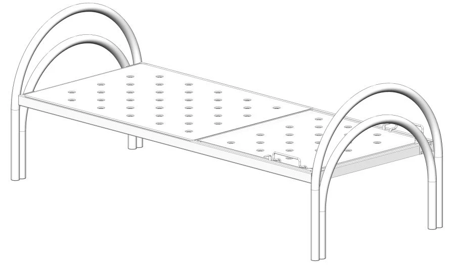 General Hospital Bed with Headrest, Model MSK-132M
