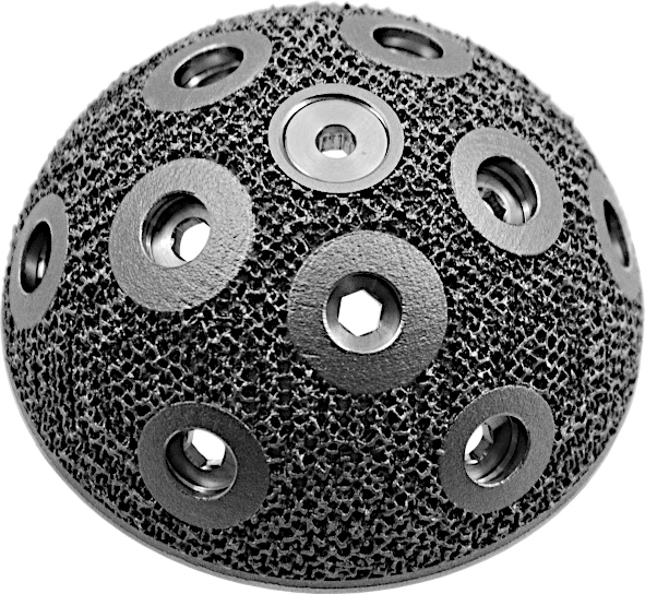 كوب NS C، مُثبت بالأسمنت، بقطر من Ø48 مم إلى Ø76 مم بخطوات 2 مم: 095.006.048، 095.006.050، 095.006.052، 095.006.054