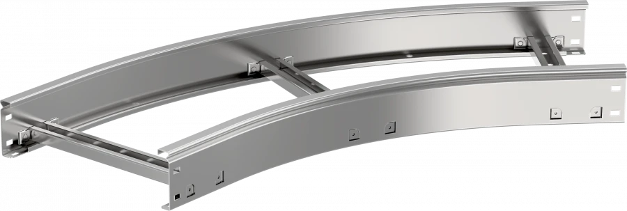 45-Degree Cable Tray Bend LESTA, Model CPG05-4-45-080-400