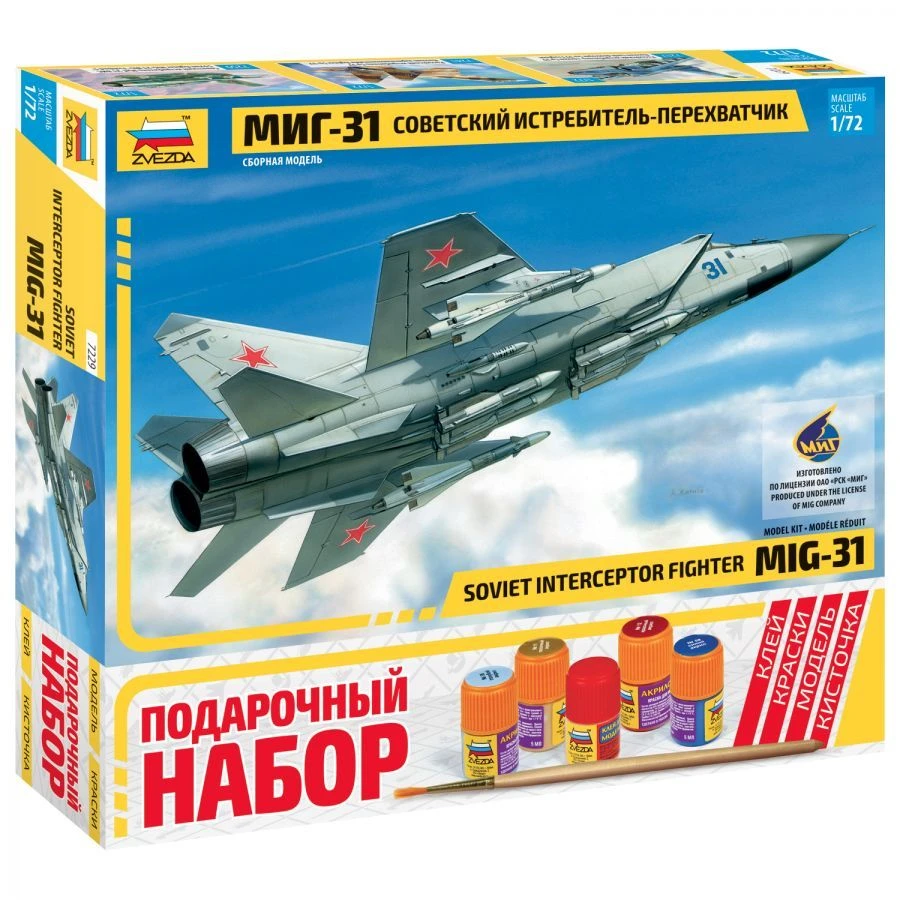 Mig-31 Model Airplane Gift Set