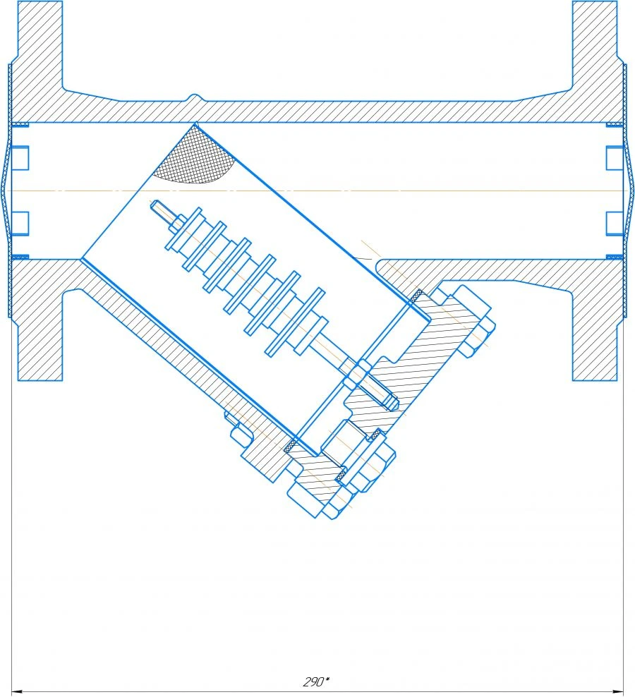 فلتر مغناطيسي فلانجي DN 65