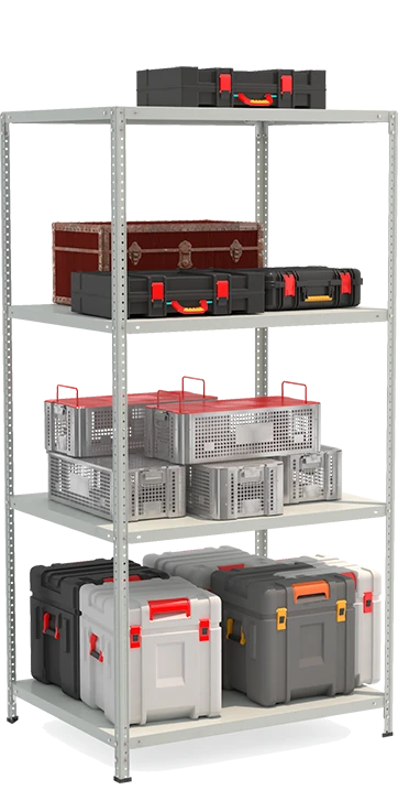 وحدة الرفوف المعدنية المعززة طراز STF 1084-2.0