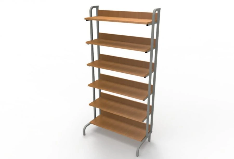 Single-Sided Library Shelf Model SB-1 by Edelwood