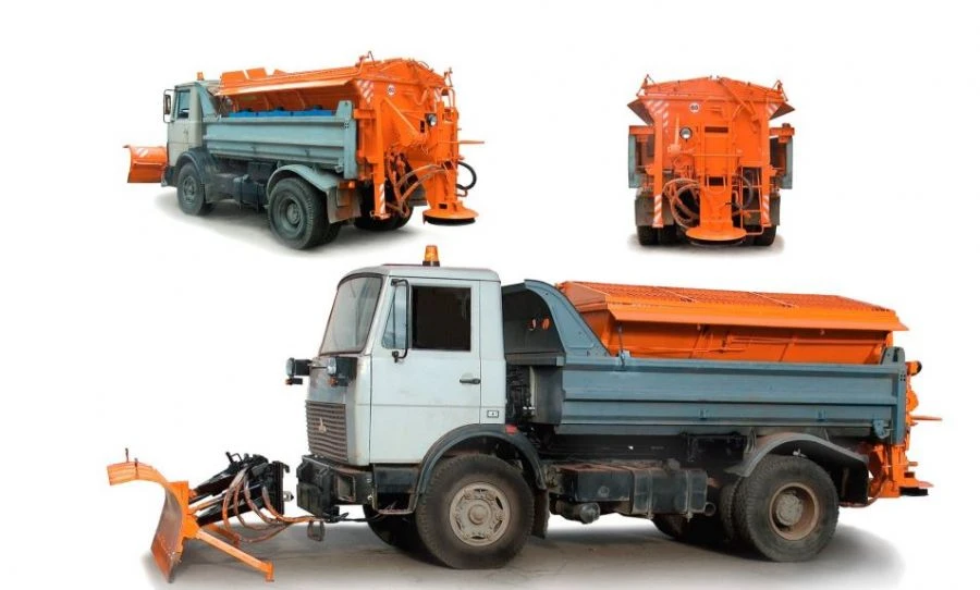 آلة طرق عالمية SDK-5550 على قاعدة هيكل MAZ 59365R