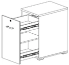 Medium Org Tower AT Cabinet with Shelf (Icon)