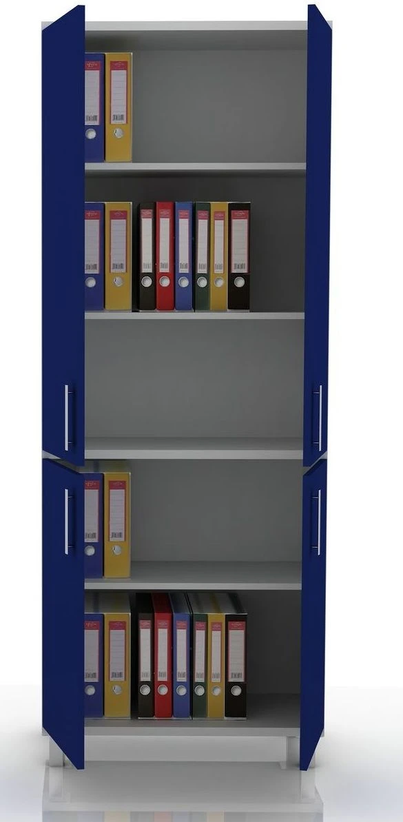 Document Cabinet with 4 Shelves, Model 105-003-1, 800x400x2100mm