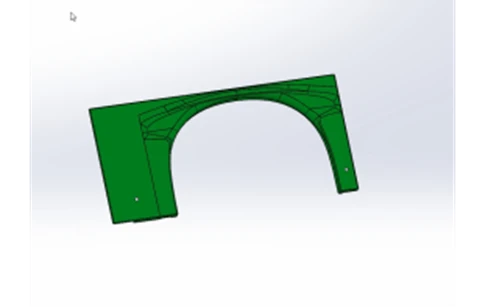 Complete Right Front Arch Panel for Vehicles - 5299-372-5400522-05