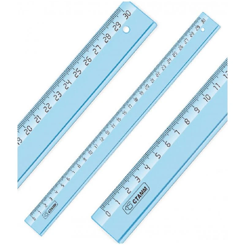 Plastic 30cm Ruler STAMM