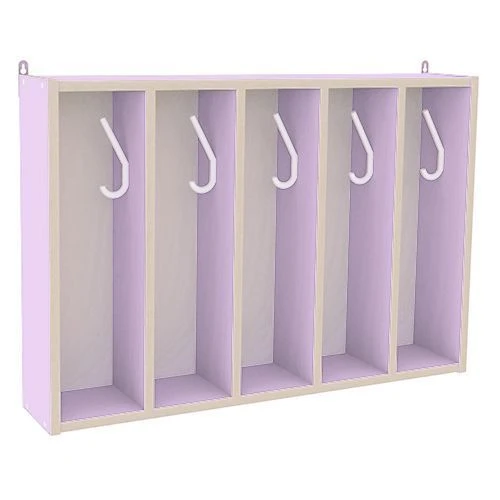Wall-Mounted Children's Towel Rack with 5 Sections