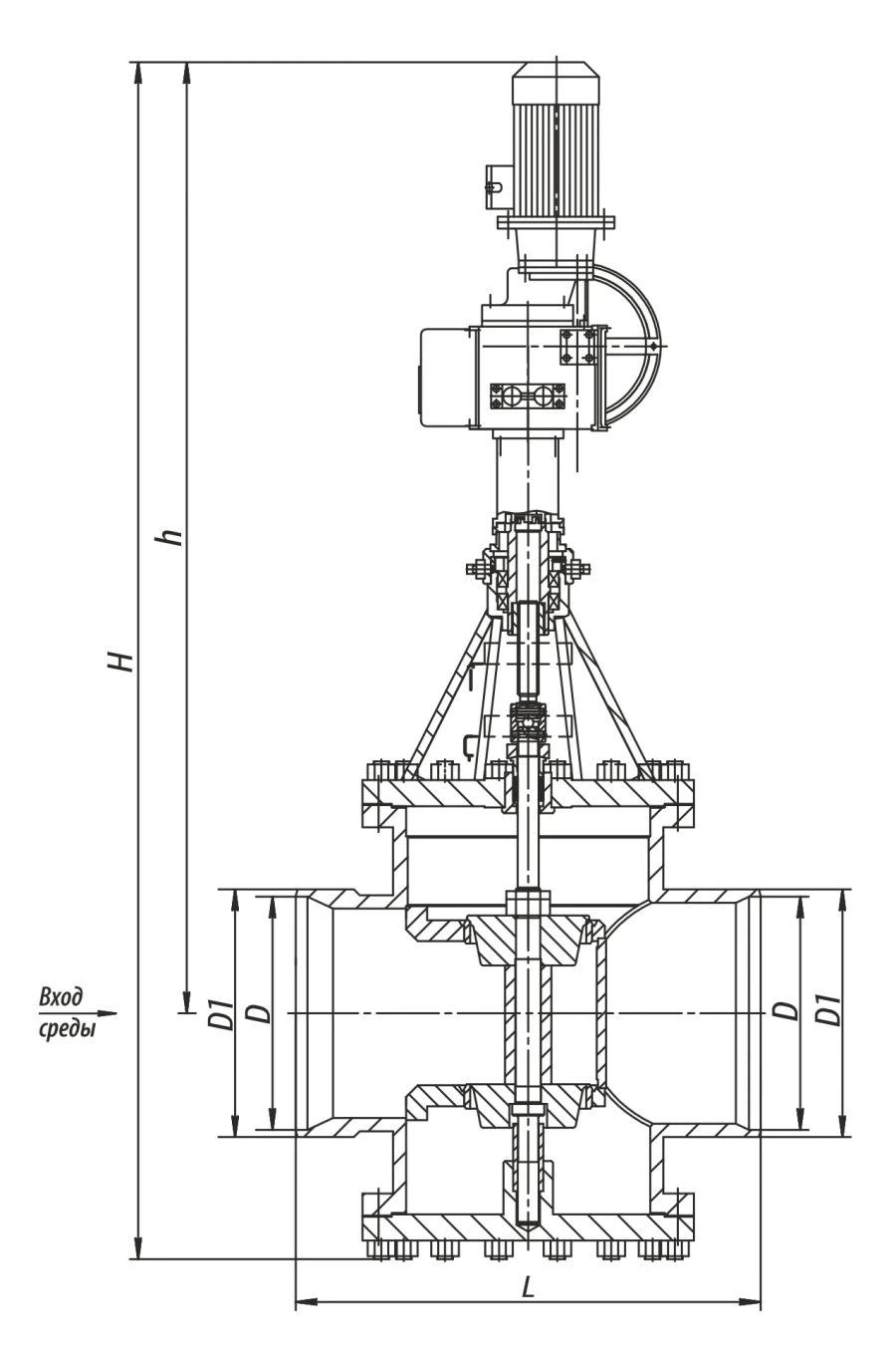 Regulating Valve 14s-76-25E for Flow and Pressure Control