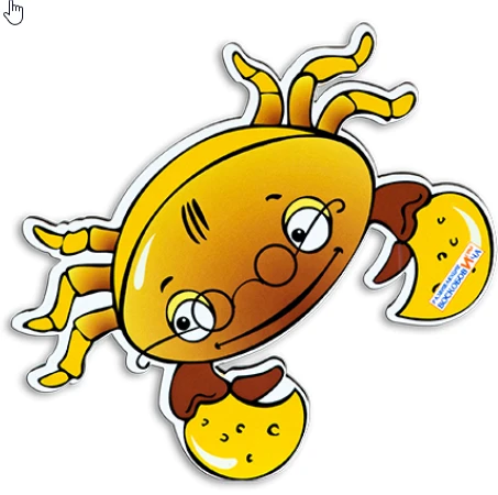 Interactive Crab Toy "Krazych" Educational Game