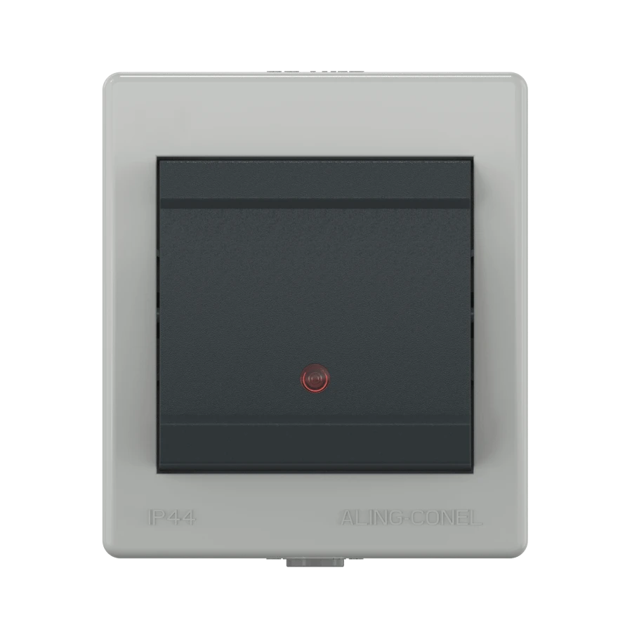 مفتاح CADUCEUS ALING POWER أحادي القطب مع مؤشر 10A 250V IP44