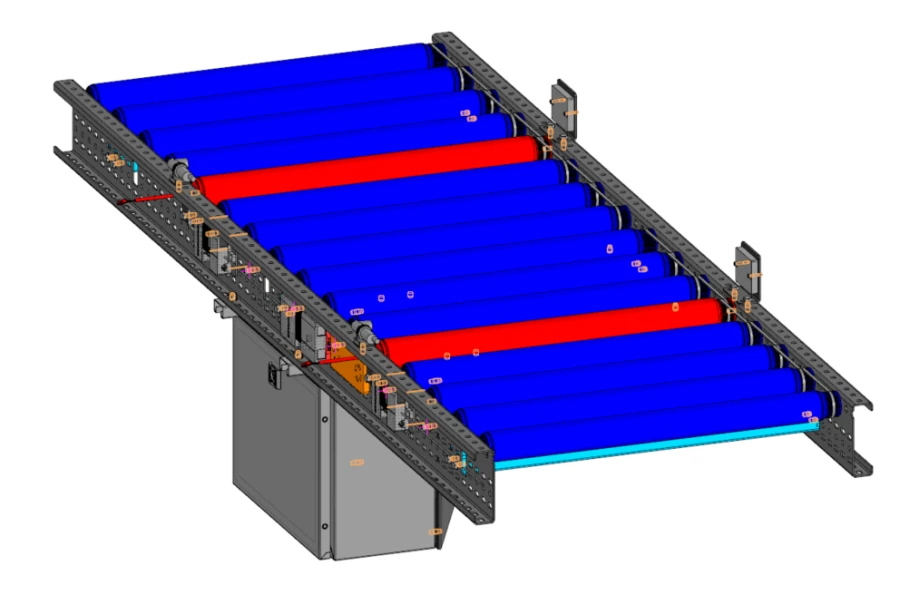 ناقل الأسطوانة LTPG.482319.003-04 لنقل المواد بكفاءة