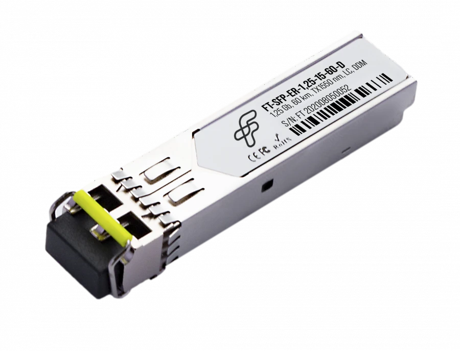 Optical Transceiver SFP Form Factor FT-SFP-ER-1.25-15-60-D