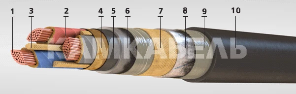 Power Cables with Copper Conductors, Insulated for 6-10 kV, CSBВng(A)-LS