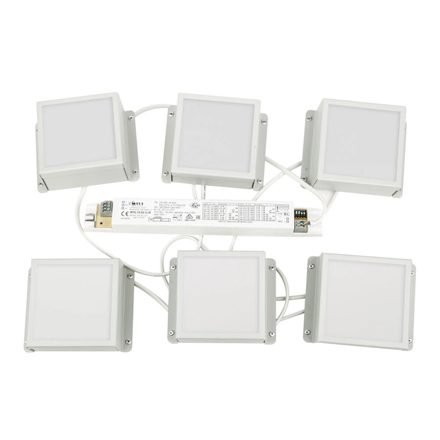 ULP-0808 Embedded LED Panels IP40 Grilyato Kit06