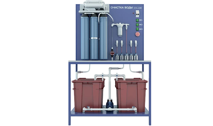 Water Purification Process Study Laboratory Setup (PE-OV-R)