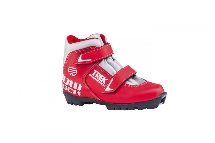 TREK Snowrock3 Kids Ski Boots Red (Silver Logo) S