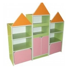 House-Shaped Shelf with Storage, Art. S.06.32