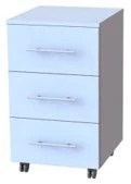 Rolling Cabinet with 3 Drawers