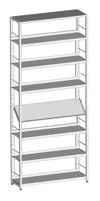 Single-Sided Metal Frame Shelf 900x300x2352 mm