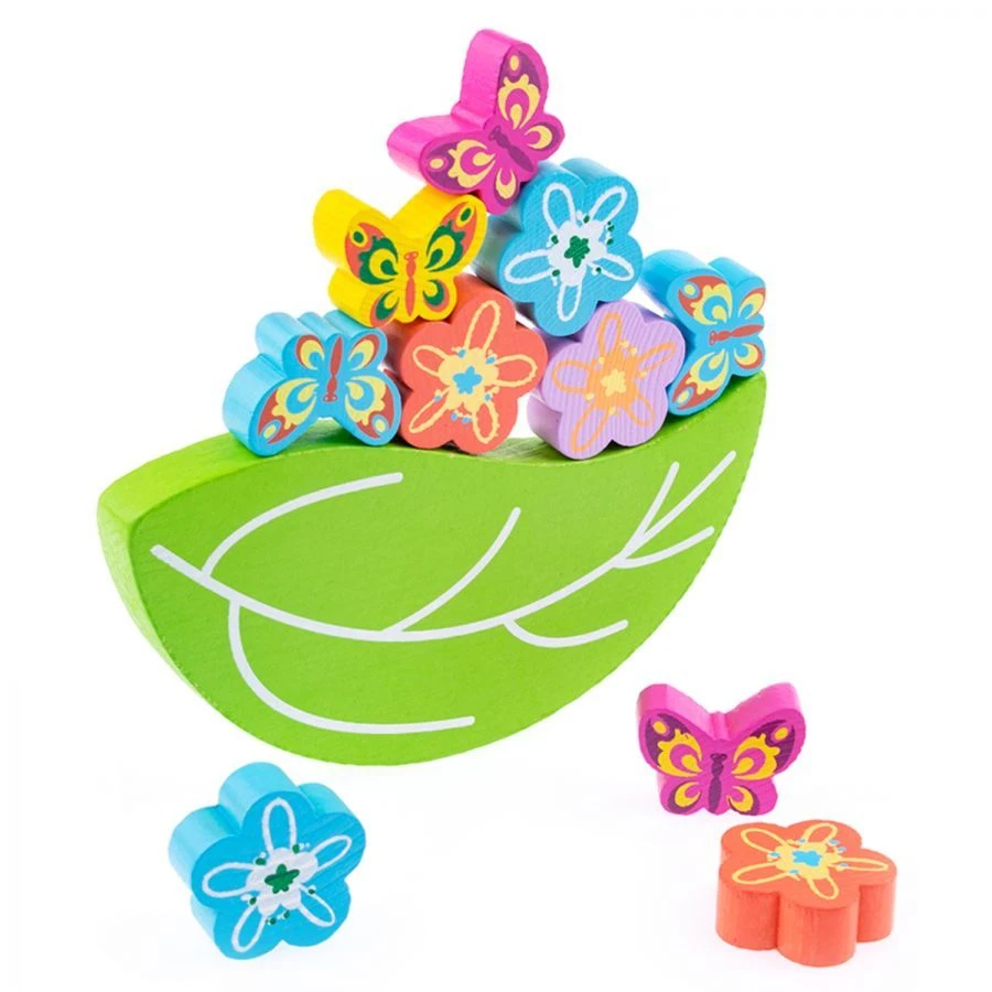 Balance Toy 'Leaf' with 11 Pieces, Model 1-08