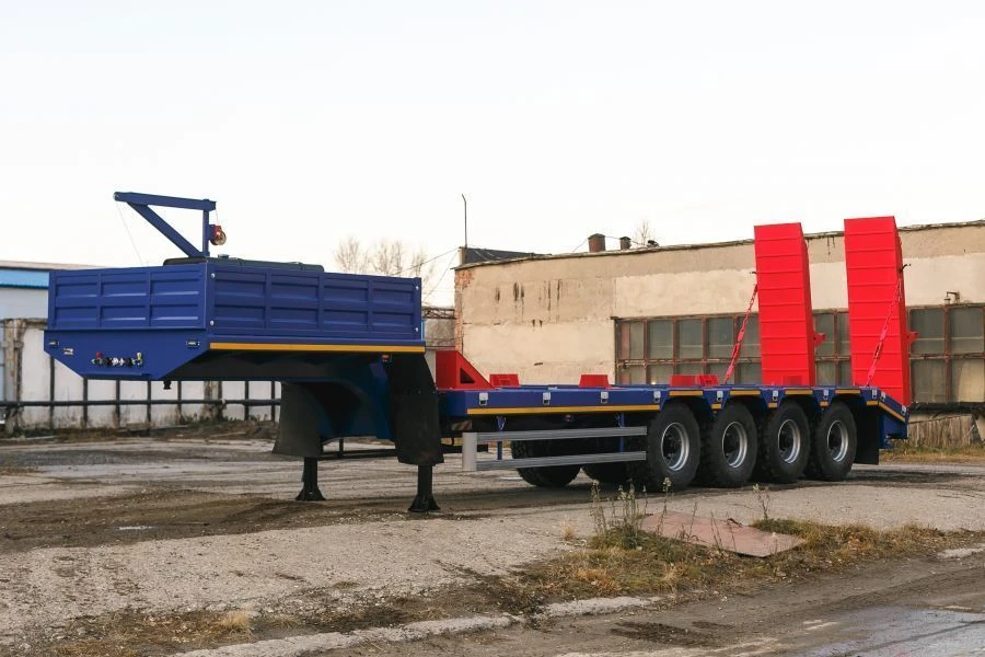Sliding Semi-Trailer SAV 93184E with Pneumatic Suspension