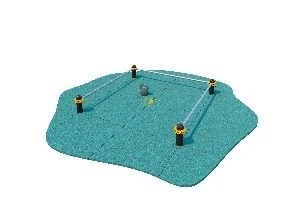 16 kg Kettlebell Snatch Test Complex with Safety Zone 2x2 m, Model ATM-005