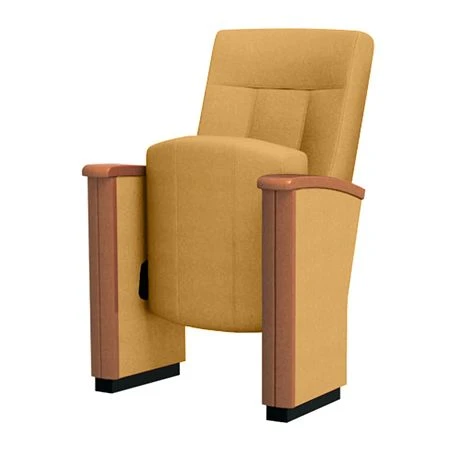 Wooden Frame Auditorium Chair Model Assembly
