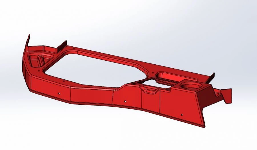 ABS Plastic Cladding for Tractor Cabins - Model PD 2001.67.06.003-02