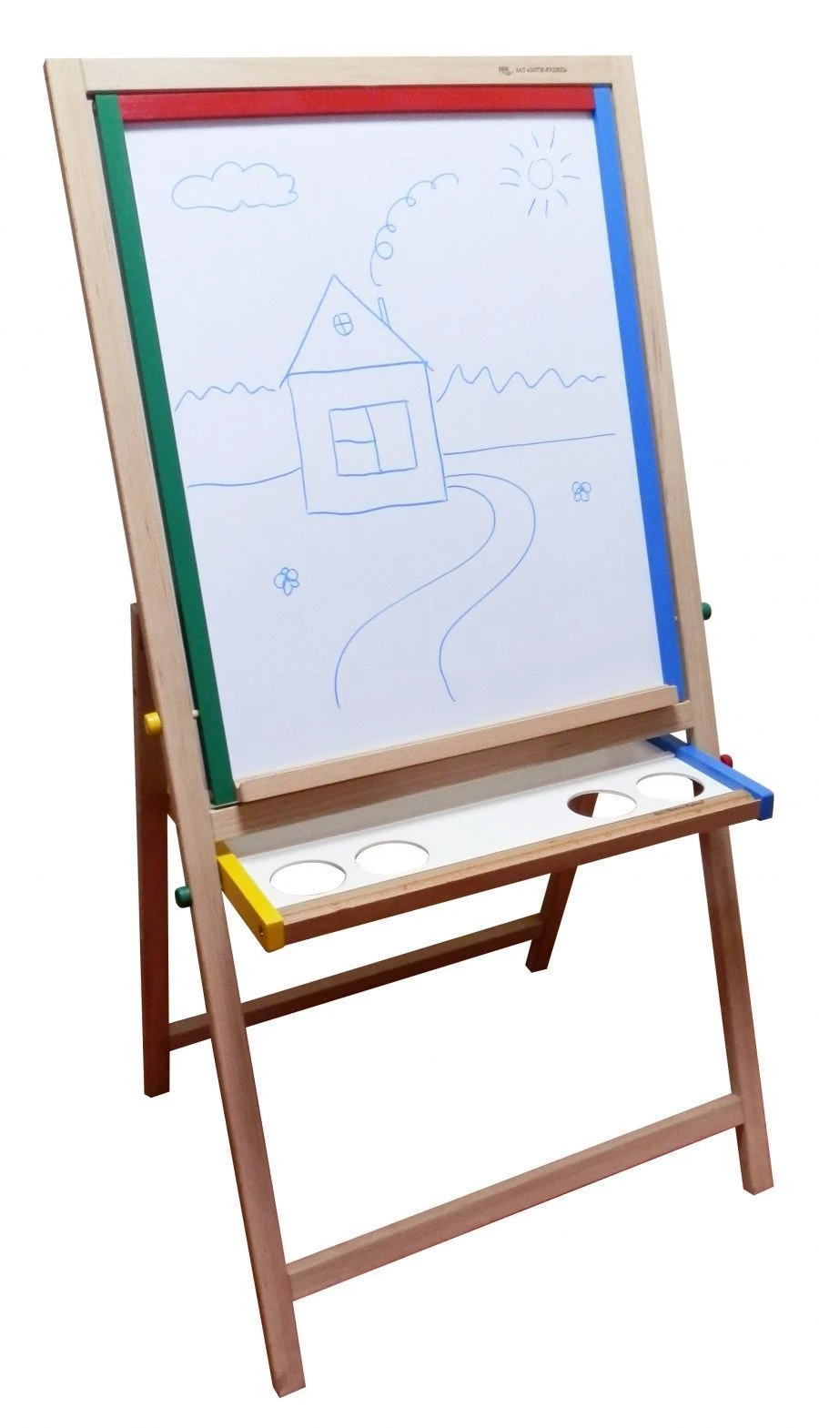 Adjustable Easel with Rotating Board