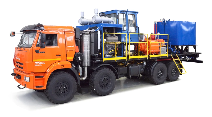 Dual Pump Unit for Cementing Wells SИН35.32