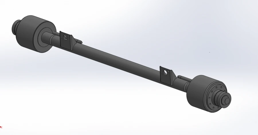 محور عجلة ثقيل لتحمل وزن 13 طن