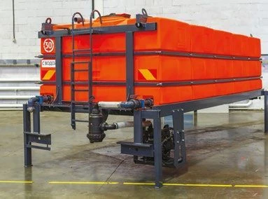 Modular Polyethylene Water Tanks for Road Cleaning Equipment E 2200-4P