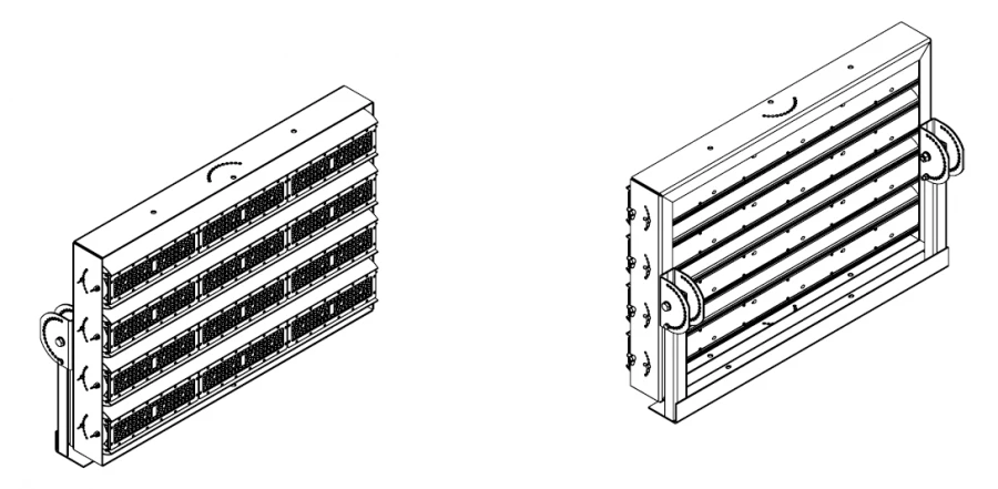 Multifunctional LED Light SP-Sputnik.Prom.XL.4.MIT