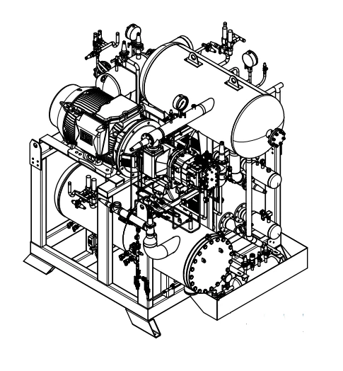 Industrial Refrigeration Units I-CC with Ammonia Compressors