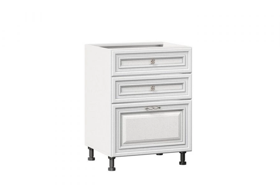 Kitchen Cabinet with 3 Drawers, Model LD.270140.000 (White)