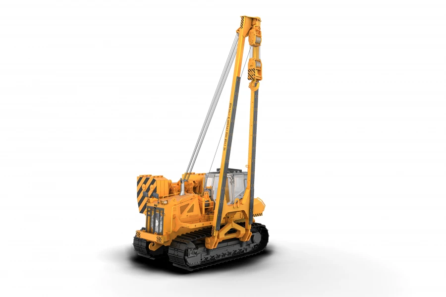 Pipe Layer Crane PL235 with YAMZ Engines