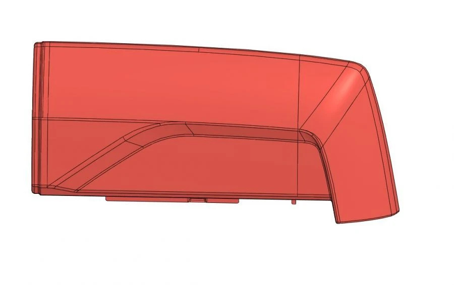 62825-401-8022110 Rear left fairing