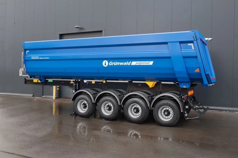 Dump Semi-Trailer for Bulk Cargo Transportation Model 945450-0000010