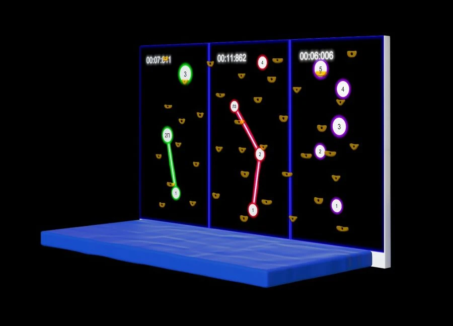 Interactive Climbing Wall for Children's Physical Education