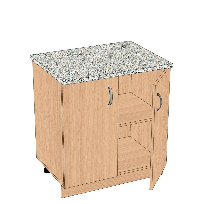 Kitchen Cabinet with 2 Doors, 800x600x850 mm, Model TR-2.8